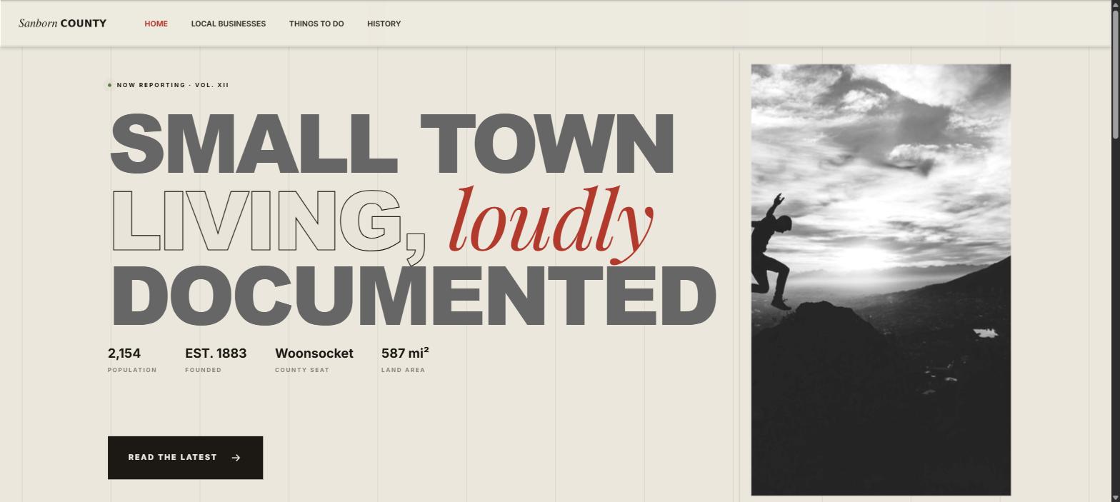 The Sanborn County Chronicle thumbnail