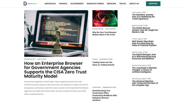 dalis-electronics-homepage