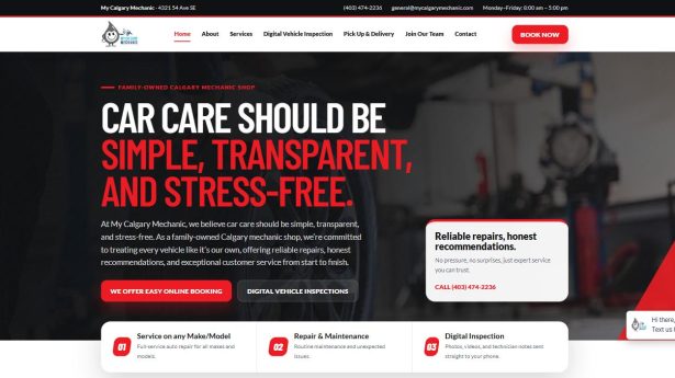 my-calgary-mechanic-homepage
